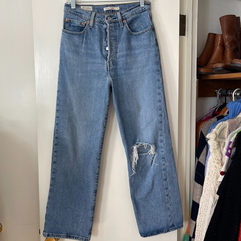 Levi’s ribcage straight jeans